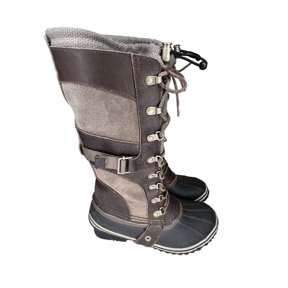 Sorel Conquest‎ Carly II Boots Brown Women’s Size 6.5